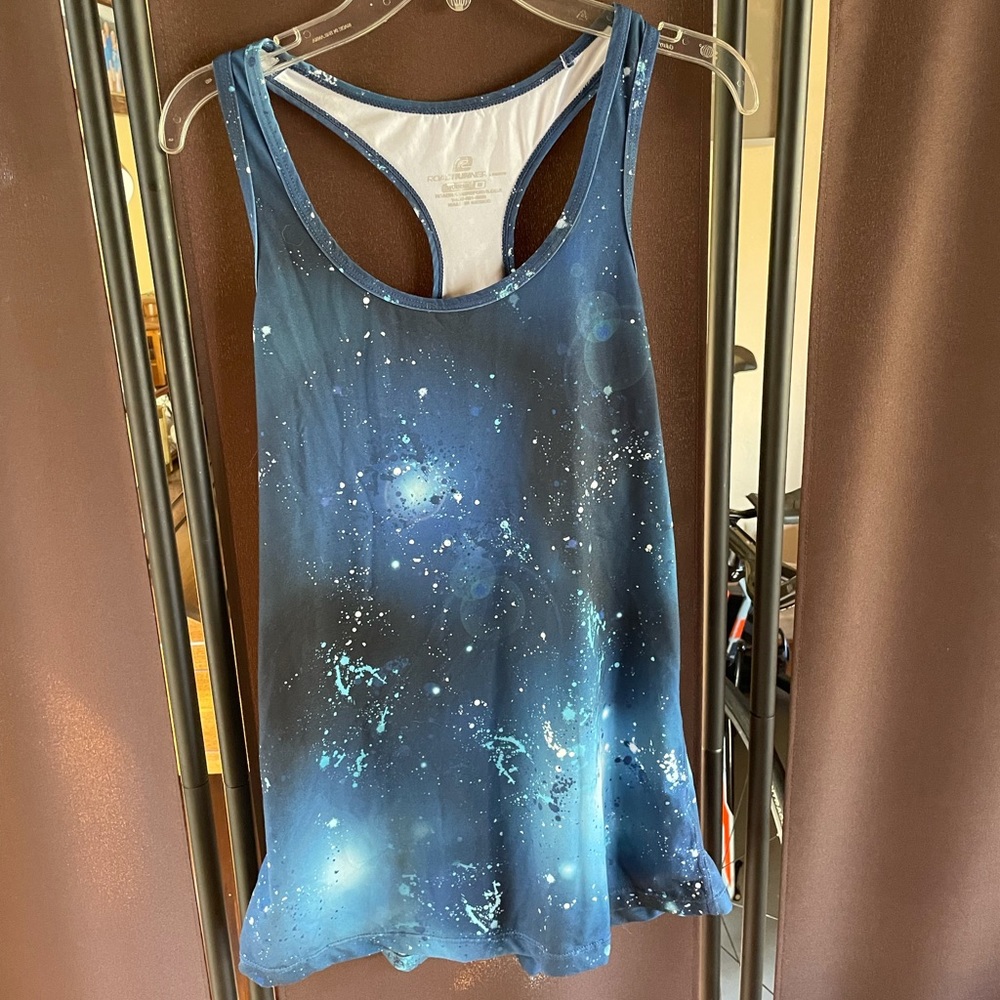Medium Galaxy Blue Road Runner Tank Top